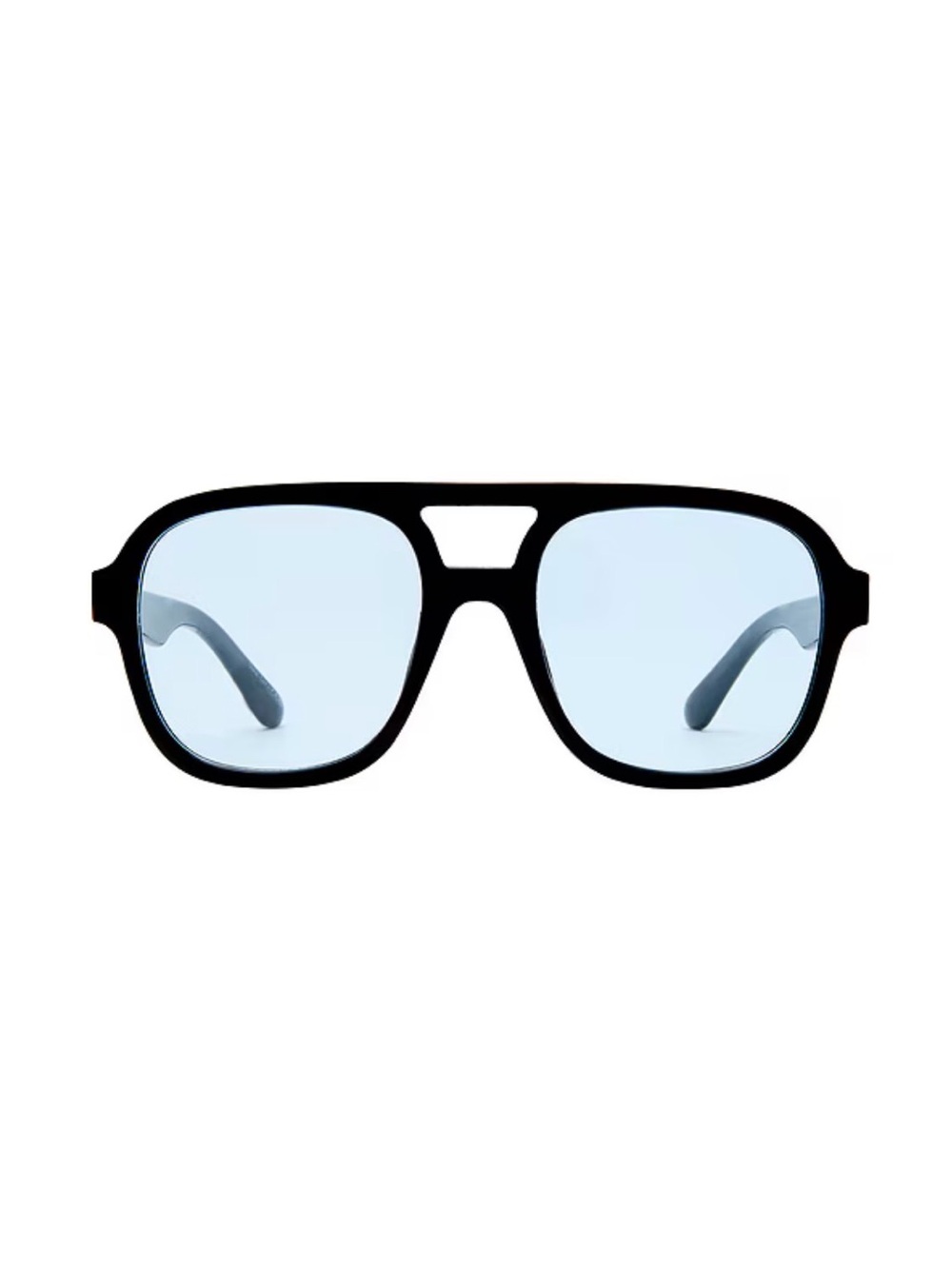 NEW AIRE Whirlpool Sunglasses in Black & Sky Blue Tint